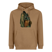 Toasted Coconut english pointer airforce Heavyweight Hoodie - RanaPortraitStore