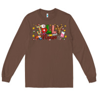 Chestnut Christmas jolly nurse Long Sleeve Tee - Artiststas