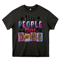 Asphalt less people more dogs Heavy Core Tee - FaDigitalArtStudio