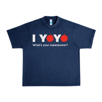 Navy funny yoyo Urban Heavy Tee - artisFamous
