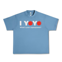 Pebble Blue funny yoyo Urban Heavy Tee - artisFamous