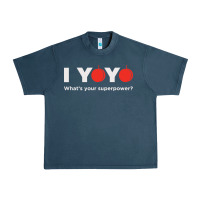 Midnight Navy funny yoyo Urban Heavy Tee - artisFamous