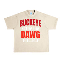 Sandshell buckeye on saturday Urban Heavy Tee - artisFamous