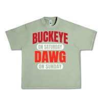Oil Green buckeye on saturday Urban Heavy Tee - artisFamous