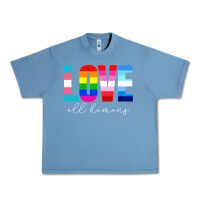 Pebble Blue lgbt pride rainbow love lgbtq pride Urban Heavy Tee - artisFamous
