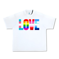 White lgbt pride rainbow love lgbtq pride Urban Heavy Tee - artisFamous