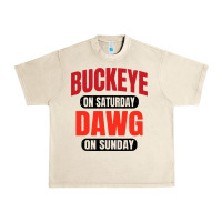 Sandshell buckeye on saturday Urban Heavy Tee - artisFamous