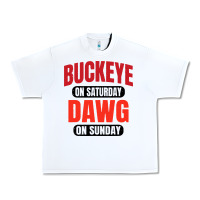 White buckeye on saturday Urban Heavy Tee - artisFamous