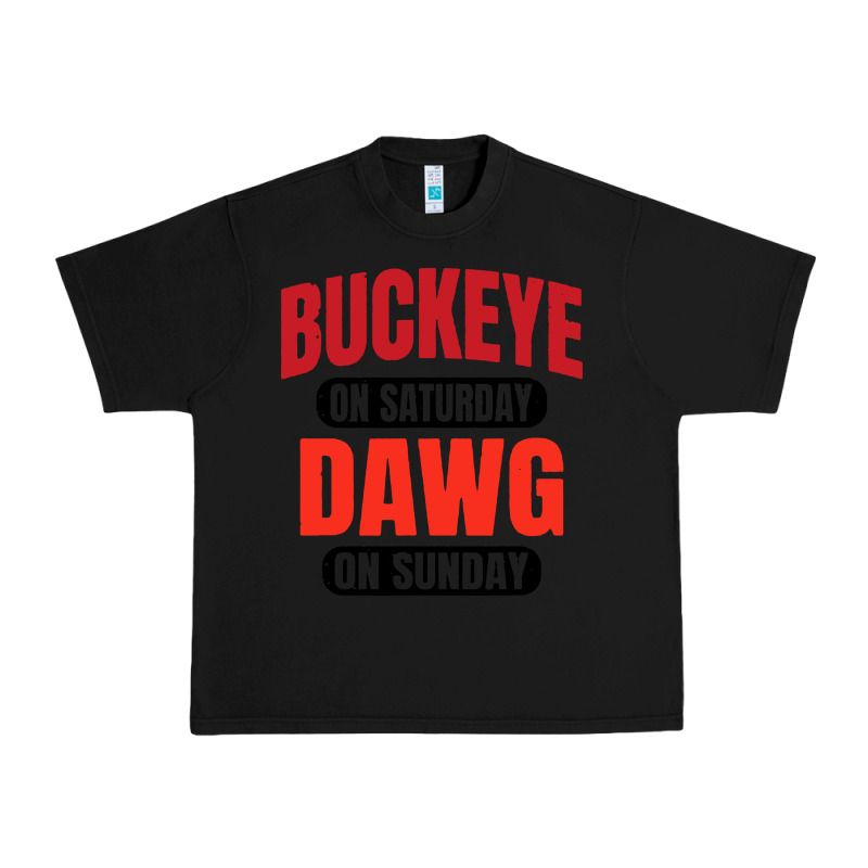Buckeye On Saturday Urban Heavy Tee by artisFamous | Teevron