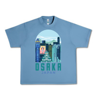 Pebble Blue Osaka Japan Urban Heavy Tee - artisFamous