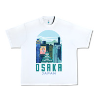 White Osaka Japan Urban Heavy Tee - artisFamous