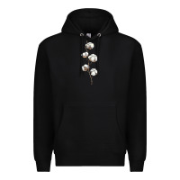 Black cotton Premium Hoodie - BarkalooDesign