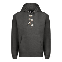 Charcoal Heather cotton Premium Hoodie - BarkalooDesign