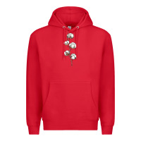 Red cotton Premium Hoodie - BarkalooDesign