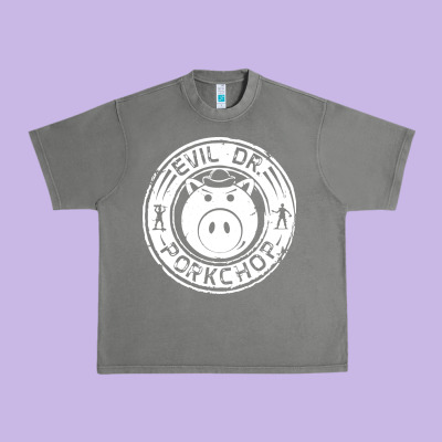 Evil Dr Porkchop Urban Heavy Tee Designed By Artisfamous
