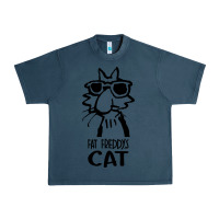 Midnight Navy fat freddys cat Urban Heavy Tee - artisFamous