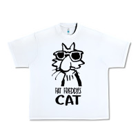 White fat freddys cat Urban Heavy Tee - artisFamous