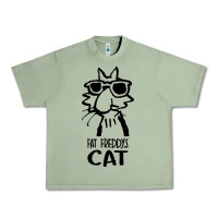 Oil Green fat freddys cat Urban Heavy Tee - artisFamous