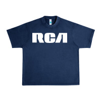Navy rca records Urban Heavy Tee - artisFamous