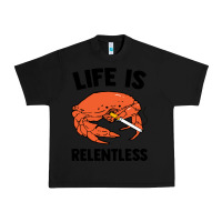 Black crab life is relentless Urban Heavy Tee - artisFamous