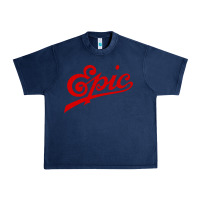 Navy epic records Urban Heavy Tee - artisFamous