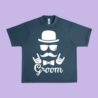 Groom Bachelor Party Urban Heavy Tee Designed By Artisfamous