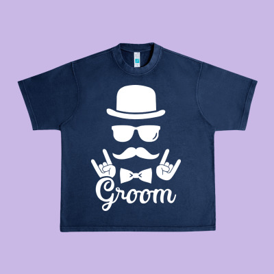 Groom Bachelor Party Urban Heavy Tee Designed By Artisfamous