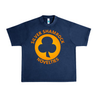 Navy silver shamrock novelties Urban Heavy Tee - artisFamous