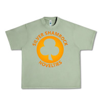 Oil Green silver shamrock novelties Urban Heavy Tee - artisFamous