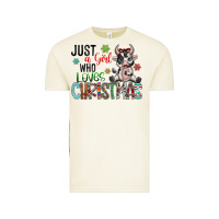 Vintage Arctic just a girl who loves christmas Vintage Tee - CowhideDigitalArt