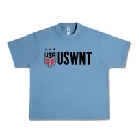 Pebble Blue uswnt Urban Heavy Tee - artisFamous
