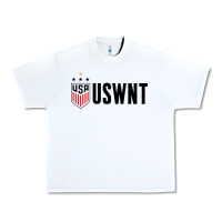 White uswnt Urban Heavy Tee - artisFamous