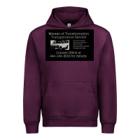 Mauve Wine women of transformation 1 Urban Hoodie - chombo