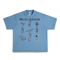 Pebble Blue animals i can kill with my bare hands Urban Heavy Tee - artisFamous