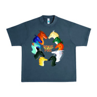 Midnight Navy wings of fire Urban Heavy Tee - artisFamous