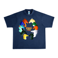 Navy wings of fire Urban Heavy Tee - artisFamous
