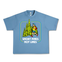 Pebble Blue snort pines not lines funny boy going to school vintage Urban Heavy Tee - artisFamous