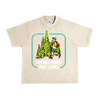 Sandshell snort pines not lines funny boy going to school vintage Urban Heavy Tee - artisFamous