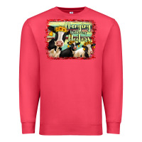 Cardinal Hanging With My Heifers Holstein Cows Premium Sweatshirt - RanaPortraitStore
