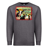 Charcoal Heather Hanging With My Heifers Holstein Cows Premium Sweatshirt - RanaPortraitStore