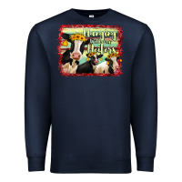 Navy Hanging With My Heifers Holstein Cows Premium Sweatshirt - RanaPortraitStore