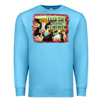 Ocean Blue Hanging With My Heifers Holstein Cows Premium Sweatshirt - RanaPortraitStore