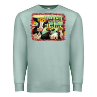 Seafoam Hanging With My Heifers Holstein Cows Premium Sweatshirt - RanaPortraitStore