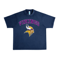 Navy vikings style Urban Heavy Tee - artisFamous
