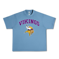 Pebble Blue vikings style Urban Heavy Tee - artisFamous