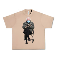Burro bernie sitting in the cold with mittens meme Urban Heavy Tee - artisFamous