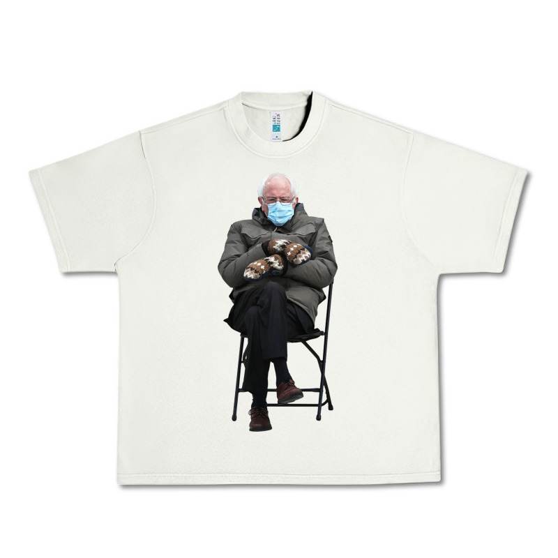 Bernie Sitting In The Cold With Mittens Meme Urban Heavy Tee by artisFamous | Teevron