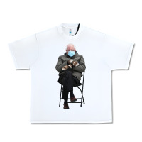 White bernie sitting in the cold with mittens meme Urban Heavy Tee - artisFamous