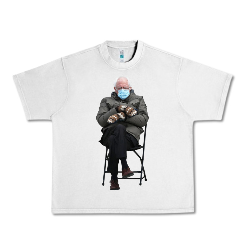 Bernie Sitting In The Cold With Mittens Meme Urban Heavy Tee by artisFamous | Teevron