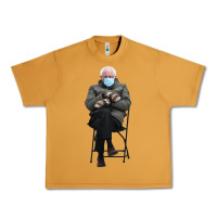 Peanut Butter bernie sitting in the cold with mittens meme Urban Heavy Tee - artisFamous
